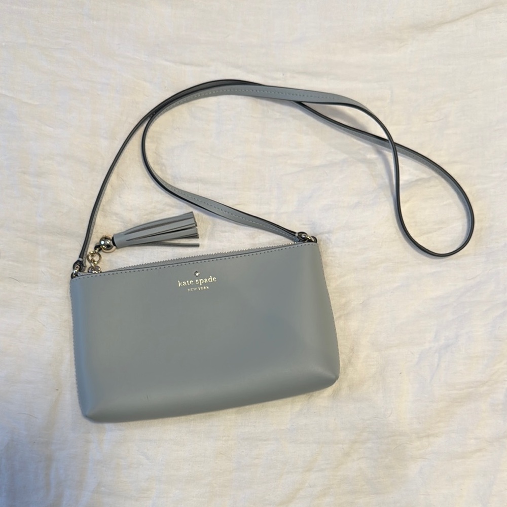 Kate Spade Blue Gray Crossbody Bag